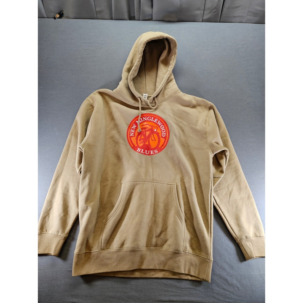 Independent Trading Co New Minglewood Blues Graphic Hoodie Tan Mens Large